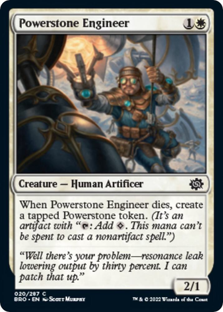 Powerstone Engineer, The Brothers' War 20