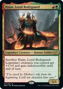 Hajar, Loyal Bodyguard, The Brothers' War 211