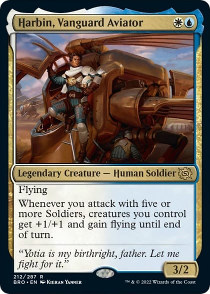 Harbin, Vanguard Aviator, The Brothers' War 212