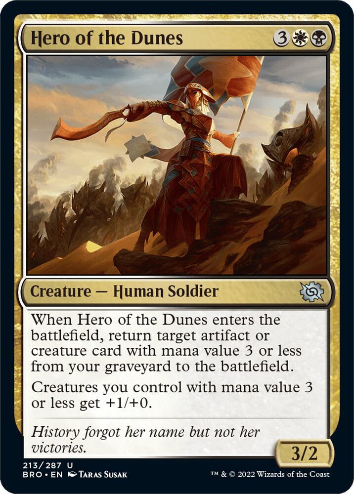 Hero of the Dunes, The Brothers' War 213