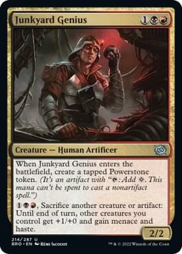 Junkyard Genius, The Brothers' War 214