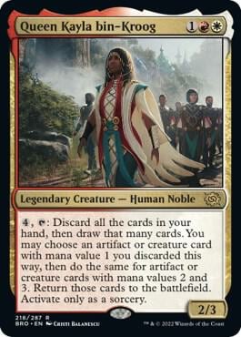 Queen Kayla bin-Kroog, The Brothers' War 218