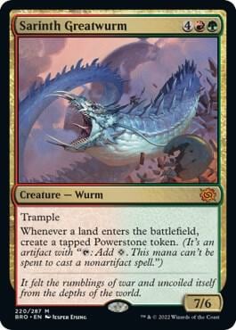 Sarinth Greatwurm, The Brothers' War 220