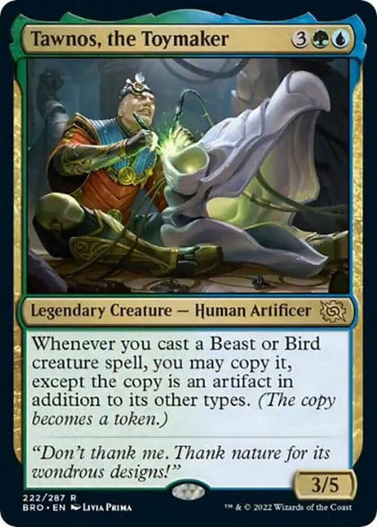 Tawnos, the Toymaker, The Brothers' War 222