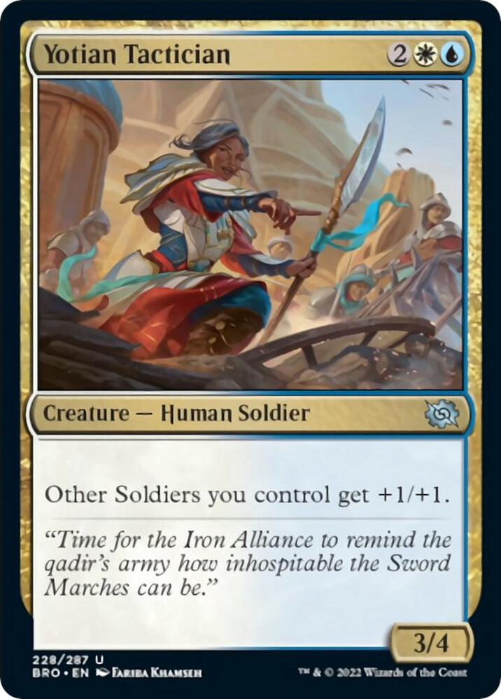 Yotian Tactician, The Brothers' War 228
