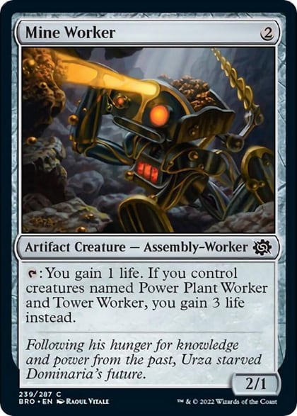 Mine Worker, The Brothers' War 239