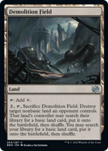 Demolition Field, The Brothers' War 260