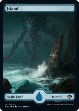 Island (281) - Full Art, The Brothers' War 281