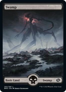 Swamp (282) - Full Art, The Brothers' War 282