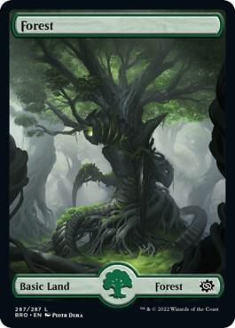Forest (287) - Full Art, The Brothers' War 287