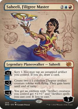 Saheeli, Filigree Master (Borderless), The Brothers' War 294