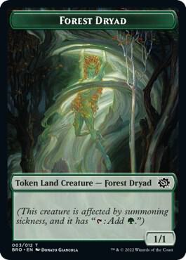 Forest Dryad Token, The Brothers' War 3