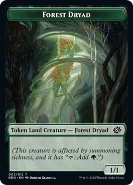 Forest Dryad Token, The Brothers' War 3
