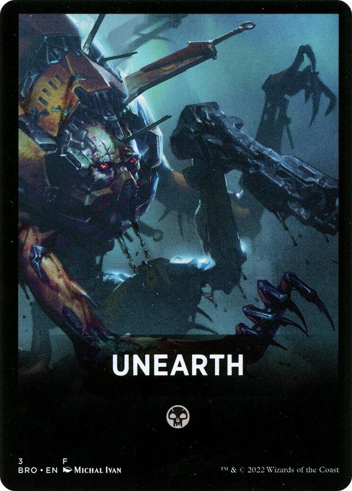 Unearth Theme Card, The Brothers' War 3