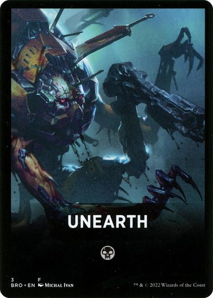 Unearth Theme Card, The Brothers' War 3