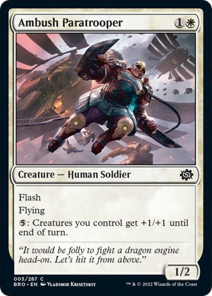 Ambush Paratrooper, The Brothers' War 3