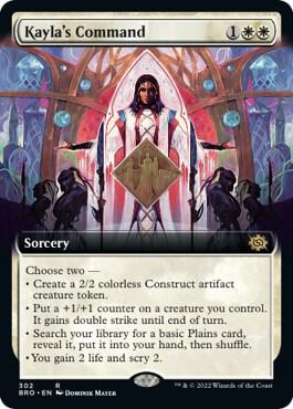 Kayla's Command (Extended Art), The Brothers' War 302