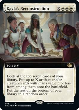 Kayla's Reconstruction (Extended Art), The Brothers' War 303