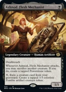Ashnod, Flesh Mechanist (Extended Art), The Brothers' War 323