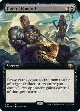 Fateful Handoff (Extended Art), The Brothers' War 325