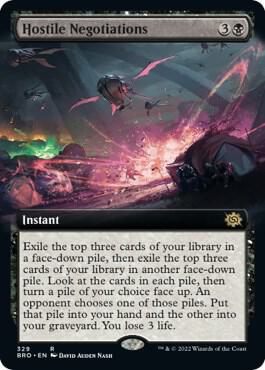 Hostile Negotiations (Extended Art), The Brothers' War 329