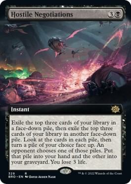 Hostile Negotiations (Extended Art), The Brothers' War 329