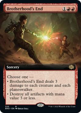 Brotherhood's End (Extended Art), The Brothers' War 335