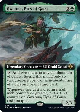 Gwenna, Eyes of Gaea (Extended Art), The Brothers' War 347