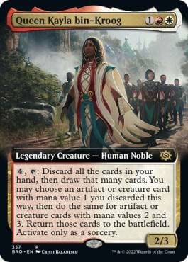 Queen Kayla bin-Kroog (Extended Art), The Brothers' War 357