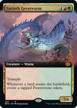 Sarinth Greatwurm (Extended Art), The Brothers' War 358