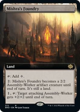 Mishra's Foundry (Extended Art), The Brothers' War 372