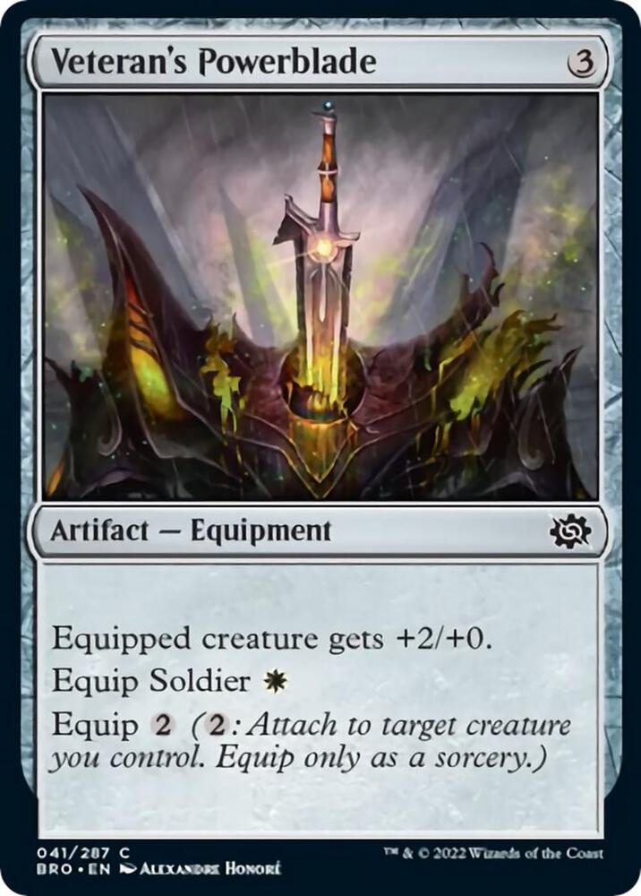 Veteran's Powerblade, The Brothers' War 41