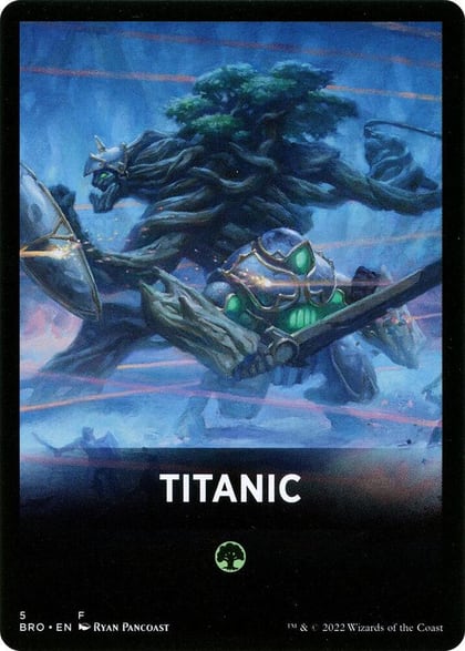 Titanic Theme Card, The Brothers' War 5
