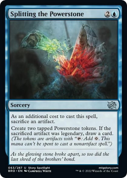 Splitting the Powerstone, The Brothers' War 63