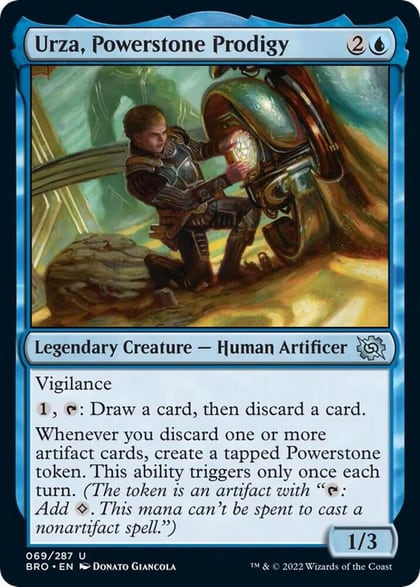 Urza, Powerstone Prodigy, The Brothers' War 69