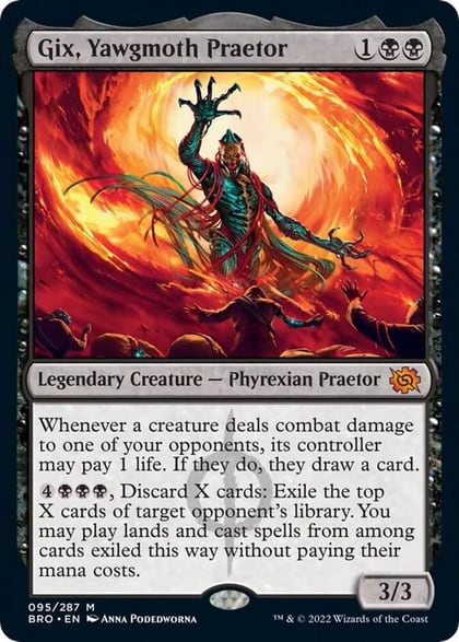 Gix, Yawgmoth Praetor, The Brothers' War 95