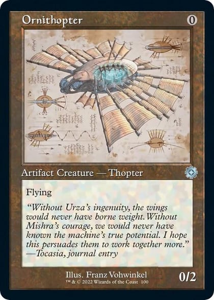 Ornithopter (Schematic), The Brothers' War: Retro Frame Artifacts 100