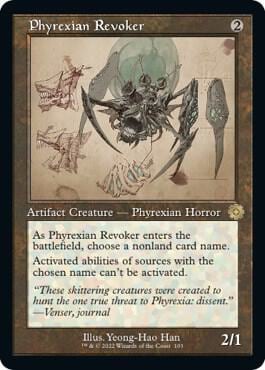 Phyrexian Revoker (Schematic), The Brothers' War: Retro Frame Artifacts 103