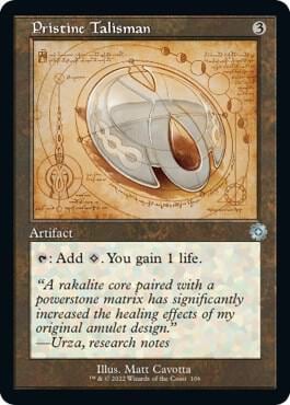 Pristine Talisman (Schematic), The Brothers' War: Retro Frame Artifacts 106