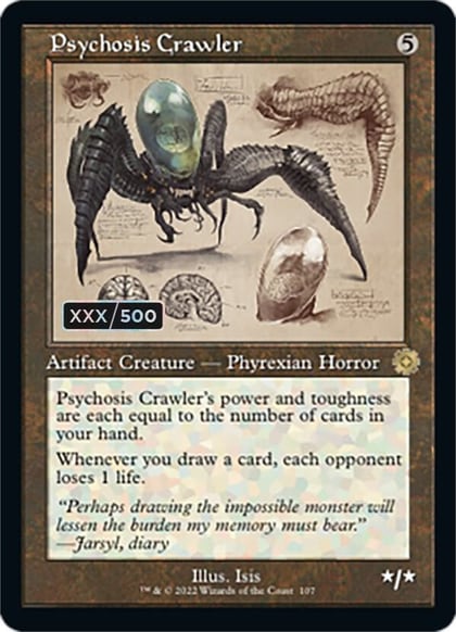 Psychosis Crawler (Schematic) (Serial Numbered), The Brothers' War: Retro Frame Artifacts 107