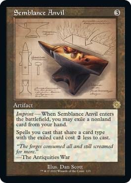 Semblance Anvil (Schematic), The Brothers' War: Retro Frame Artifacts 115