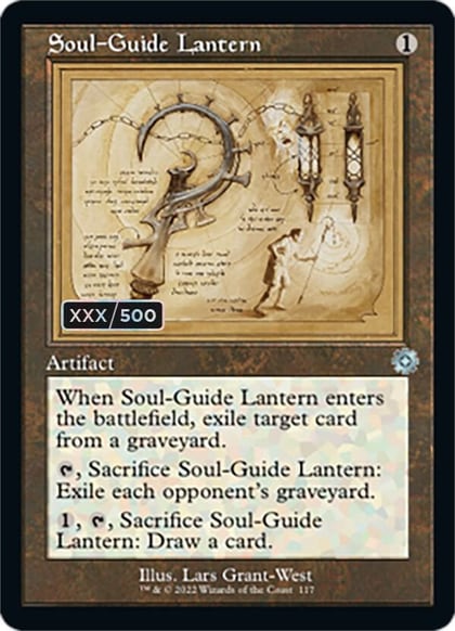 Soul-Guide Lantern (Schematic) (Serial Numbered), The Brothers' War: Retro Frame Artifacts 117