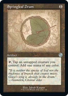 Springleaf Drum (Schematic), The Brothers' War: Retro Frame Artifacts 118