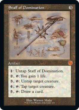 Staff of Domination (Schematic), The Brothers' War: Retro Frame Artifacts 119