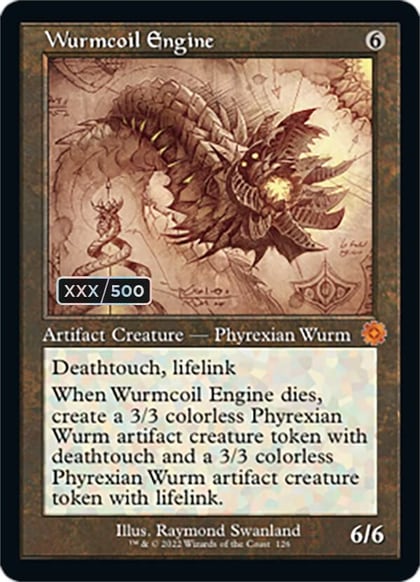 Wurmcoil Engine (Schematic) (Serial Numbered), The Brothers' War: Retro Frame Artifacts 126
