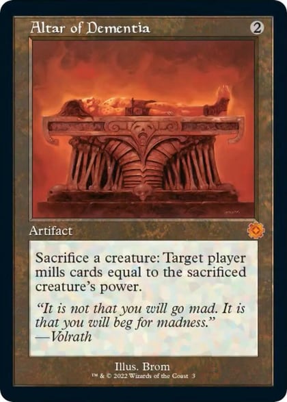 Altar of Dementia, The Brothers' War: Retro Frame Artifacts 3