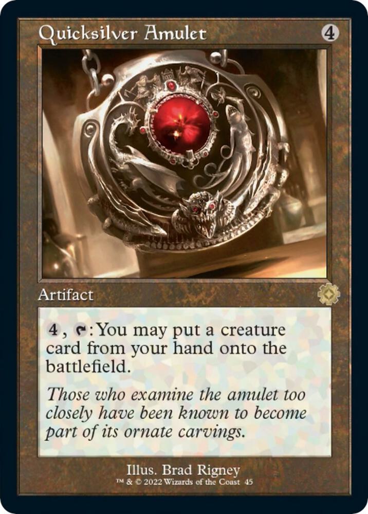 Quicksilver Amulet, The Brothers' War: Retro Frame Artifacts 45