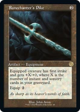 Runechanter's Pike, The Brothers' War: Retro Frame Artifacts 48