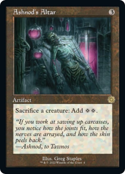 Ashnod's Altar, The Brothers' War: Retro Frame Artifacts 4