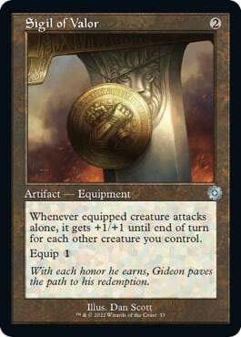 Sigil of Valor, The Brothers' War: Retro Frame Artifacts 53